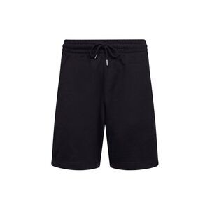 Dries Van Noten Men Black Cotton Fleece Bermuda Shorts